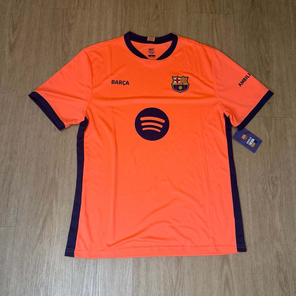 FC Barcelona 25/26 Third Jersey Orange / Size - L / Brand New With Tags